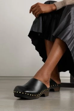 Best Pirce 🎉 KHAITE Lucca Studded Leather Clogs ✨ -Khaite Store w920 q60 1003