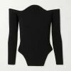 Cheap 👏 KHAITE Maria Off-the-shoulder Ribbed-knit Sweater 🤩 2 Cheap 👏 KHAITE Maria Off-the-shoulder Ribbed-knit Sweater 🤩 -Khaite Store w920 q60 1006