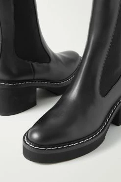 Top 10 ⌛ KHAITE Calgary Leather Chelsea 🌟 Boots ✔️ -Khaite Store w920 q60 1015