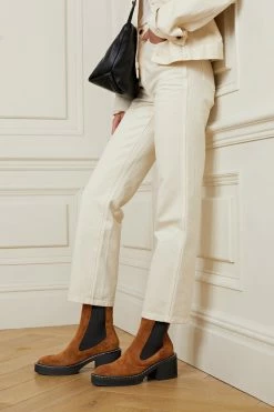 Best Sale ❤️ KHAITE Calgary Suede Chelsea 🛒 Boots ❤️ -Khaite Store w920 q60 1035