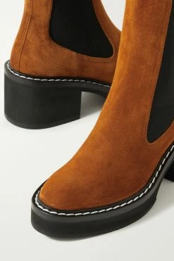 Best Sale ❤️ KHAITE Calgary Suede Chelsea 🛒 Boots ❤️ -Khaite Store w920 q60 1037