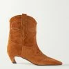 Top 10 👏 KHAITE Dallas Suede Ankle Boots 🌟 -Khaite Store w920 q60 1044