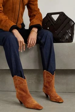 Top 10 👏 KHAITE Dallas Suede Ankle Boots 🌟 -Khaite Store w920 q60 1045