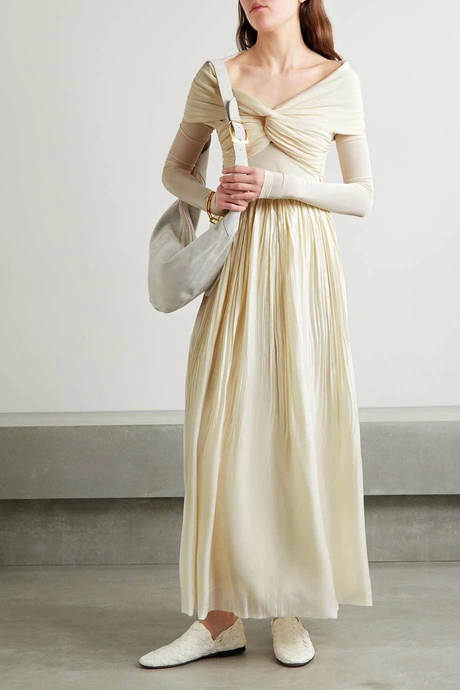 Best Pirce ⌛ KHAITE Cibo Off-the-shoulder Twisted Stretch-jersey Bodysuit ✨ 4 Best Pirce ⌛ KHAITE Cibo Off-the-shoulder Twisted Stretch-jersey Bodysuit ✨ - Image 2