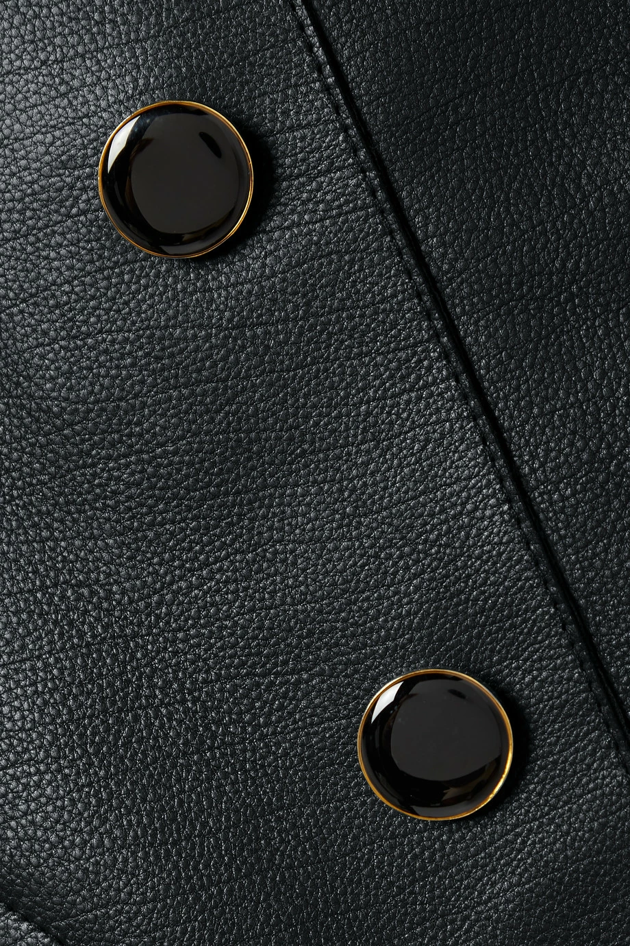 Coupon 😉 KHAITE Button-embellished Leather Mini 🎁 Skirt ⭐ 6 Coupon 😉 KHAITE Button-embellished Leather Mini 🎁 Skirt ⭐ - Image 4