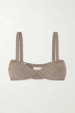 Budget ⭐ KHAITE Eda Cashmere Soft-cup Bra 🎉
