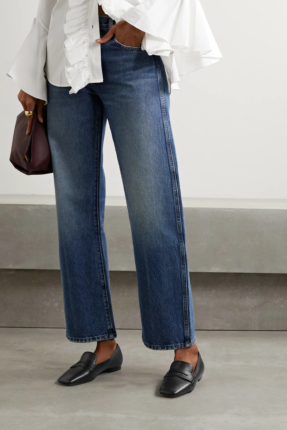 Discount 🤩 KHAITE Leather Loafers ❤️ 4 Discount 🤩 KHAITE Leather Loafers ❤️ - Image 2