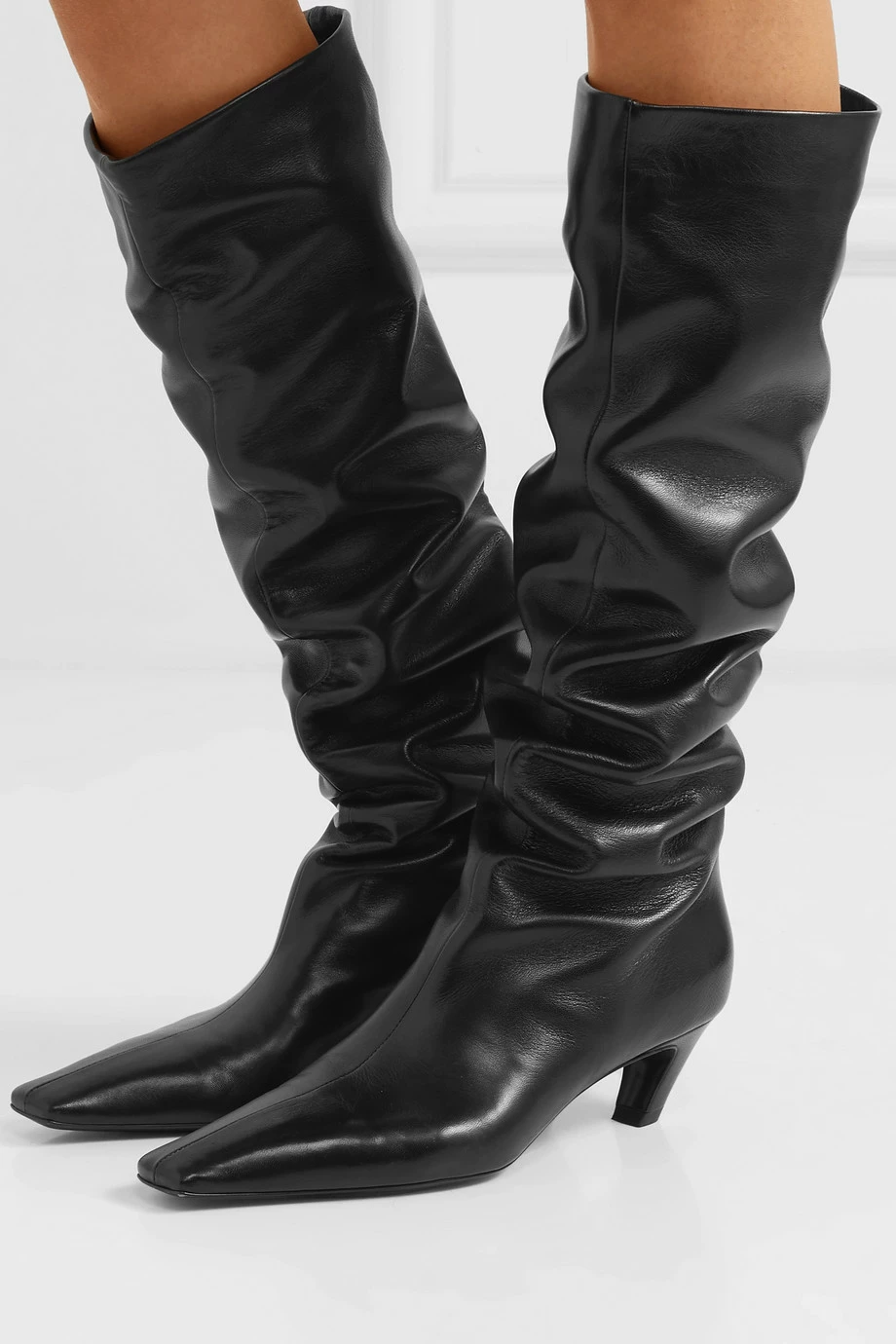 Hot Sale 🥰 KHAITE Davis Leather Knee 😉 Boots ✨ 8 Hot Sale 🥰 KHAITE Davis Leather Knee 😉 Boots ✨ - Image 6