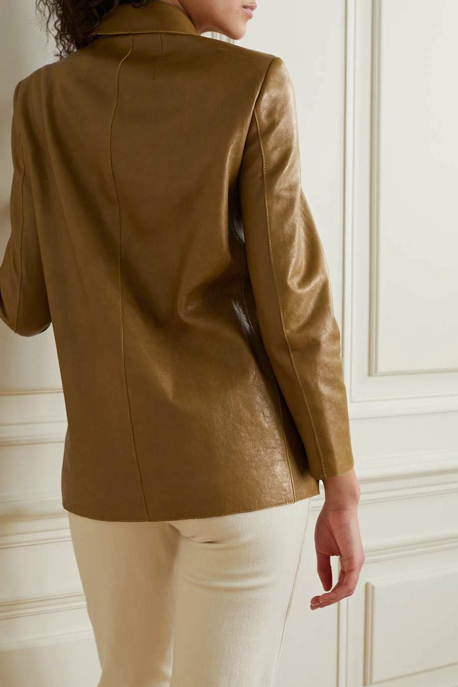 Best deal 🥰 KHAITE Russo Leather Jacket 🧨 6 Best deal 🥰 KHAITE Russo Leather Jacket 🧨 - Image 4