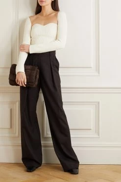 New ✔️ KHAITE Maddy Ribbed-knit Sweater ⌛ -Khaite Store w920 q60 1208