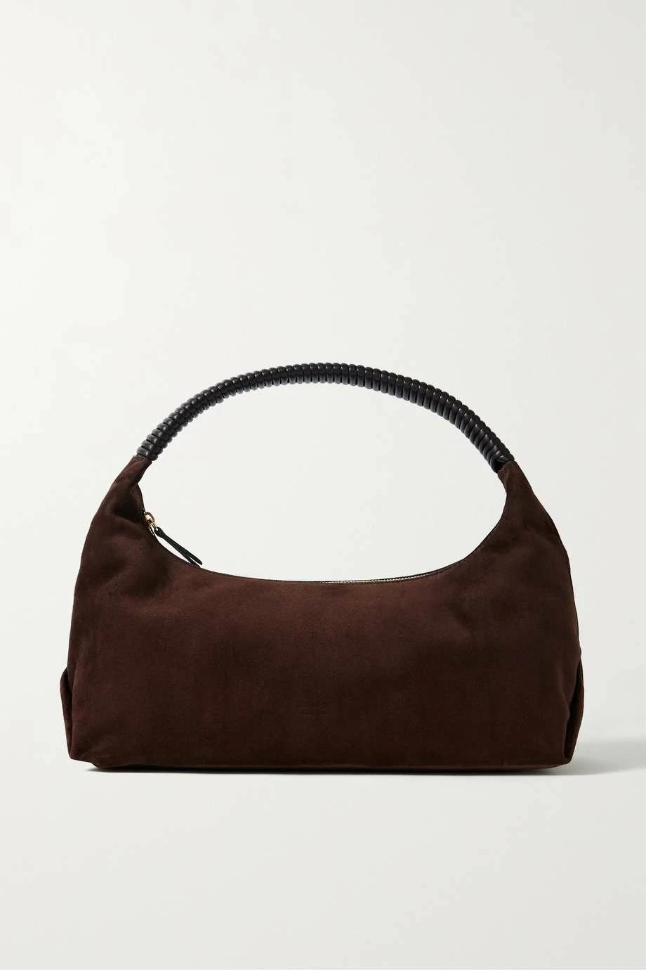 Deals ๐งจ KHAITE Remi Hobo Leather-trimmed Suede Shoulder Bag ๐ 3 Deals ๐งจ KHAITE Remi Hobo Leather-trimmed Suede Shoulder Bag ๐