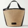 Wholesale 🤩 KHAITE Nora Small Raffia And Leather Tote 🌟