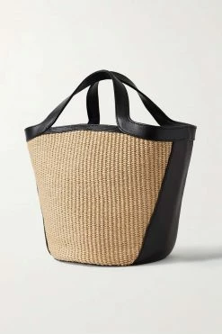 Wholesale 🤩 KHAITE Nora Small Raffia And Leather Tote 🌟 -Khaite Store w920 q60 135