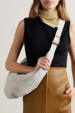 Promo π₯ KHAITE August Suede Shoulder Bag π― 9 Promo π₯ KHAITE August Suede Shoulder Bag π― -Khaite Store w920 q60 153