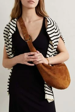 Wholesale 🧨 KHAITE August Suede Shoulder Bag 😀 -Khaite Store w920 q60 159