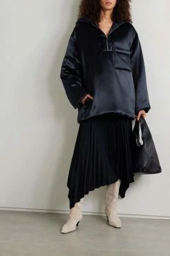 Top 10 ✨ KHAITE Henry Oversized Hooded Padded Satin Jacket ✔️ -Khaite Store w920 q60 169