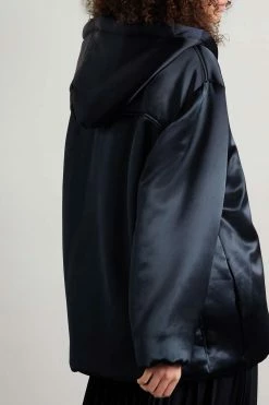 Top 10 ✨ KHAITE Henry Oversized Hooded Padded Satin Jacket ✔️ -Khaite Store w920 q60 170
