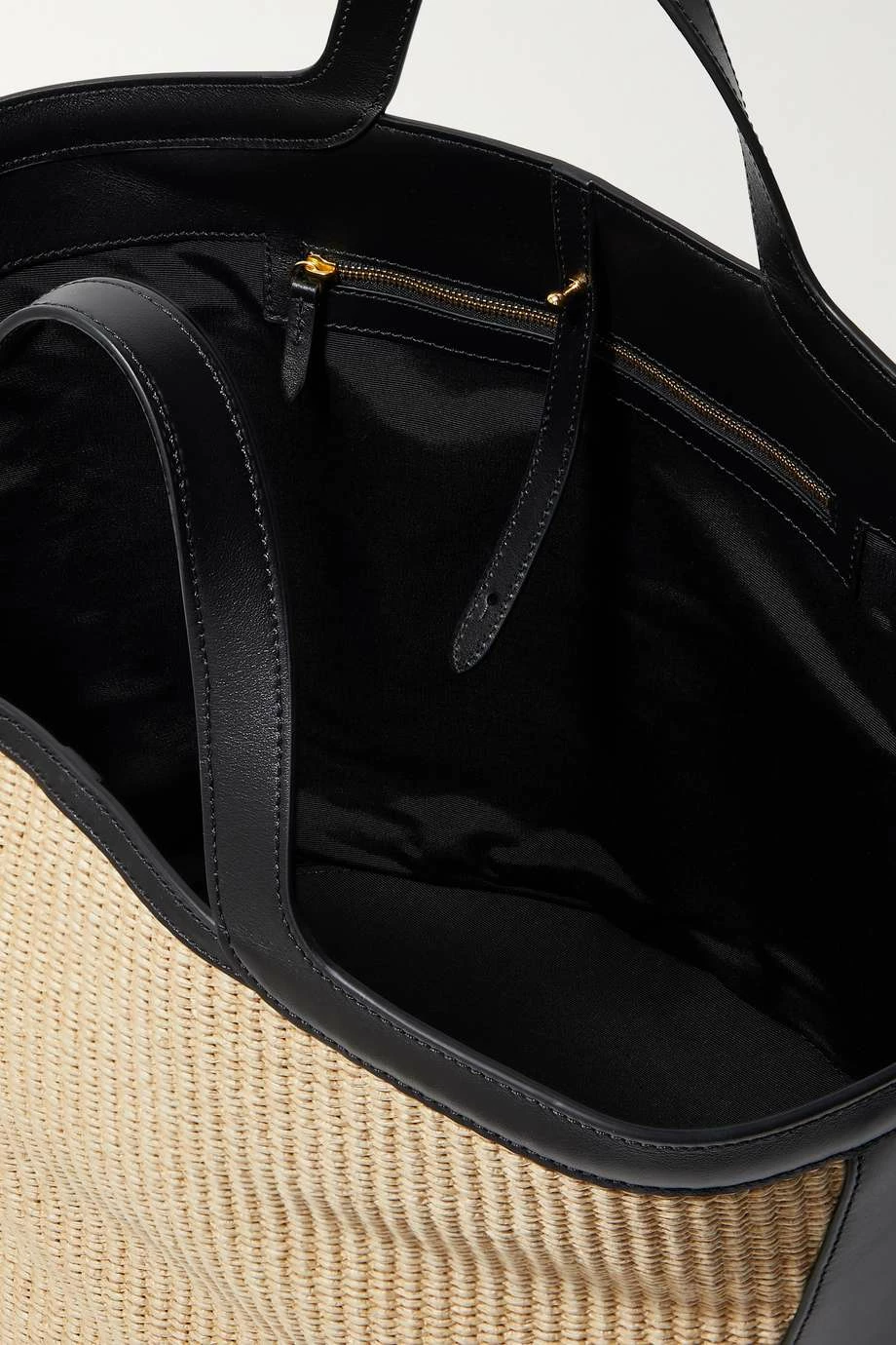 Top 10 ๐ KHAITE Nora Leather And Raffia Tote ๐ 7 Top 10 ๐ KHAITE Nora Leather And Raffia Tote ๐ - Image 5