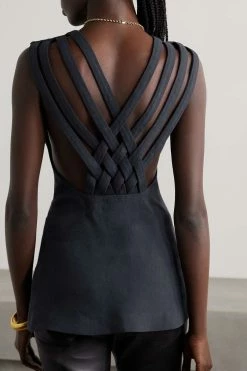 Best reviews of 🥰 KHAITE Corette Woven Top ⭐ -Khaite Store w920 q60 185