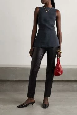 Best reviews of 🥰 KHAITE Corette Woven Top ⭐ -Khaite Store w920 q60 187