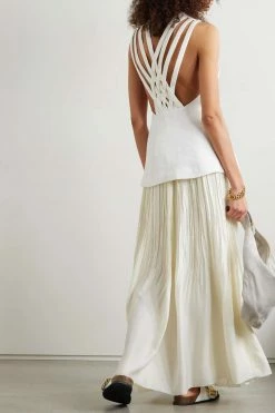 Cheapest 🧨 KHAITE Corette Woven Top 😉 -Khaite Store w920 q60 193