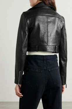 Coupon ๐ KHAITE Meyla Cropped Leather Biker Jacket โจ 8 Coupon ๐ KHAITE Meyla Cropped Leather Biker Jacket โจ -Khaite Store w920 q60 2