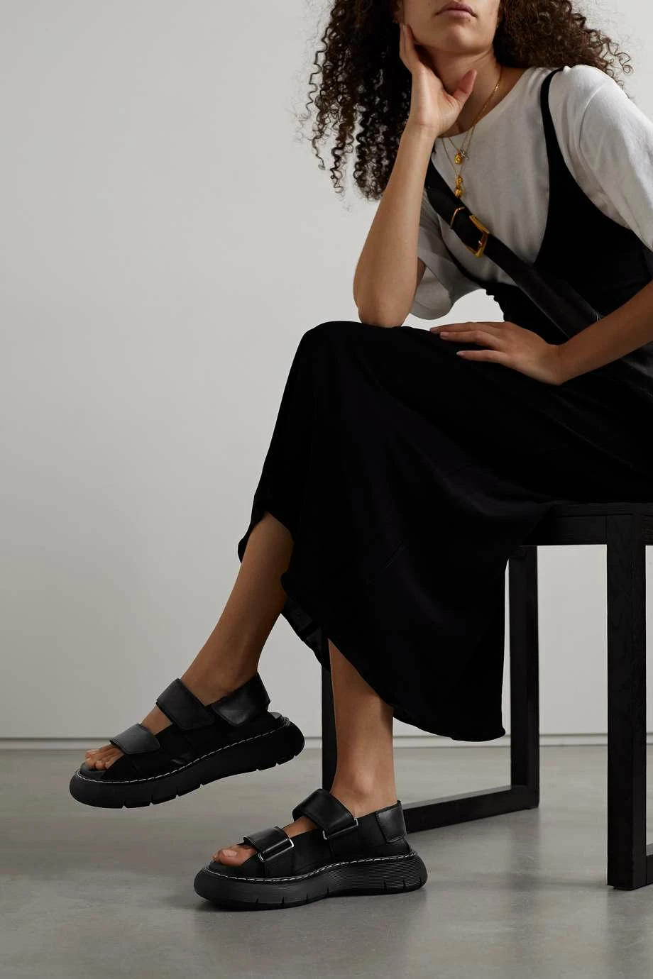 Hot Sale 🎉 KHAITE Murray Grosgrain And Leather Sandals 🎁 4 Hot Sale 🎉 KHAITE Murray Grosgrain And Leather Sandals 🎁 - Image 2