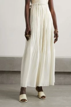 Best deal โ KHAITE Cersi Pleated Cupro Maxi ๐ Skirt ๐ฅ 10 Best deal โ KHAITE Cersi Pleated Cupro Maxi ๐ Skirt ๐ฅ -Khaite Store w920 q60 210