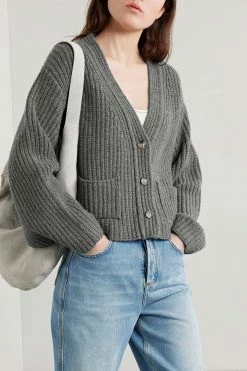 Flash Sale 🌟 KHAITE Lea Ribbed Cashmere Cardigan ✔️ -Khaite Store w920 q60 22