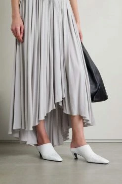 Best deal 🧨 KHAITE Madison Appliquéd Leather Mules 😉 -Khaite Store w920 q60 223