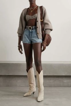 Outlet 😉 KHAITE Charlotte Denim Shorts ✔️ -Khaite Store w920 q60 227