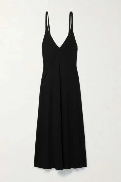 Outlet 🔥 KHAITE Francine Stretch-jersey Maxi Dress 😀