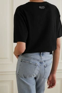 Cheap ⭐ KHAITE Mae Cotton-jersey T-shirt ⌛ 11 Cheap ⭐ KHAITE Mae Cotton-jersey T-shirt ⌛ -Khaite Store w920 q60 255