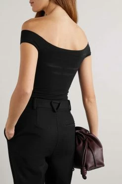 Promo ๐ฏ KHAITE Nima Off-the-shoulder Stretch-cotton Jersey Thong Bodysuit โ๏ธ 9 Promo ๐ฏ KHAITE Nima Off-the-shoulder Stretch-cotton Jersey Thong Bodysuit โ๏ธ -Khaite Store w920 q60 278