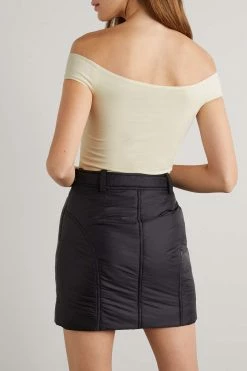 Buy 👏 KHAITE Nima Off-the-shoulder Stretch-cotton Jersey Thong Bodysuit ❤️ -Khaite Store w920 q60 288