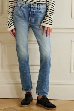 Wholesale 🎁 KHAITE Kyle Distressed Low-rise Straight-leg Jeans 🥰 -Khaite Store w920 q60 312