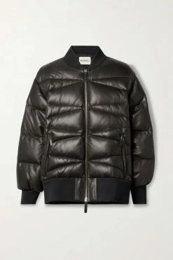Deals 💯 KHAITE Jackson Quilted Leather Down Bomber Jacket ❤️