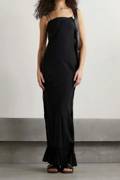 Cheap ๐ KHAITE Alix Silk Crepe De Chine Dress ๐ 10 Cheap ๐ KHAITE Alix Silk Crepe De Chine Dress ๐ -Khaite Store w920 q60 342