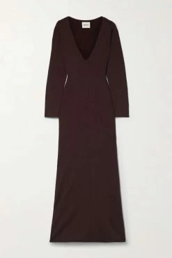 Wholesale ✨ KHAITE Petra Merino Wool Midi ✨ Dress 🎁