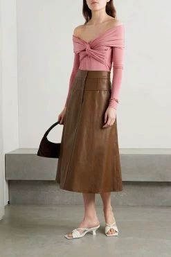 Best reviews of 🎁 KHAITE Cibo Off-the-shoulder Twisted Stretch-jersey Bodysuit 🔥 -Khaite Store w920 q60 37