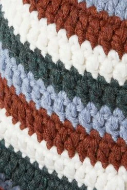 New 🛒 KHAITE Kam Striped Crocheted Cashmere Bucket Hat 🎁 -Khaite Store w920 q60 372