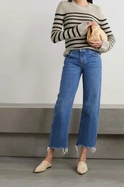 Buy 🧨 KHAITE Tilda Striped Cashmere Sweater ⌛ -Khaite Store w920 q60 408