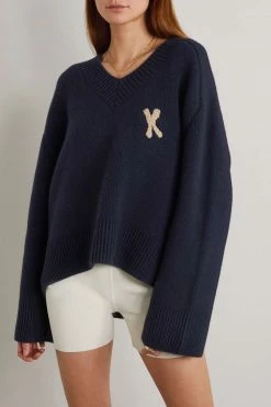 Best Sale ❤️ KHAITE Isabelle Embroidered Cashmere Sweater ⌛ -Khaite Store w920 q60 411