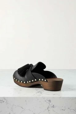 Best deal 😍 KHAITE Oliver Tasseled Studded Leather Clogs ⌛ -Khaite Store w920 q60 43