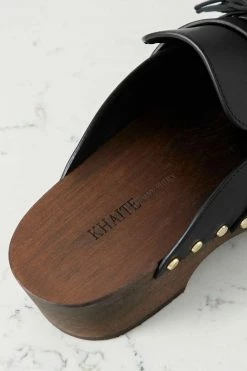 Best deal 😍 KHAITE Oliver Tasseled Studded Leather Clogs ⌛ -Khaite Store w920 q60 44