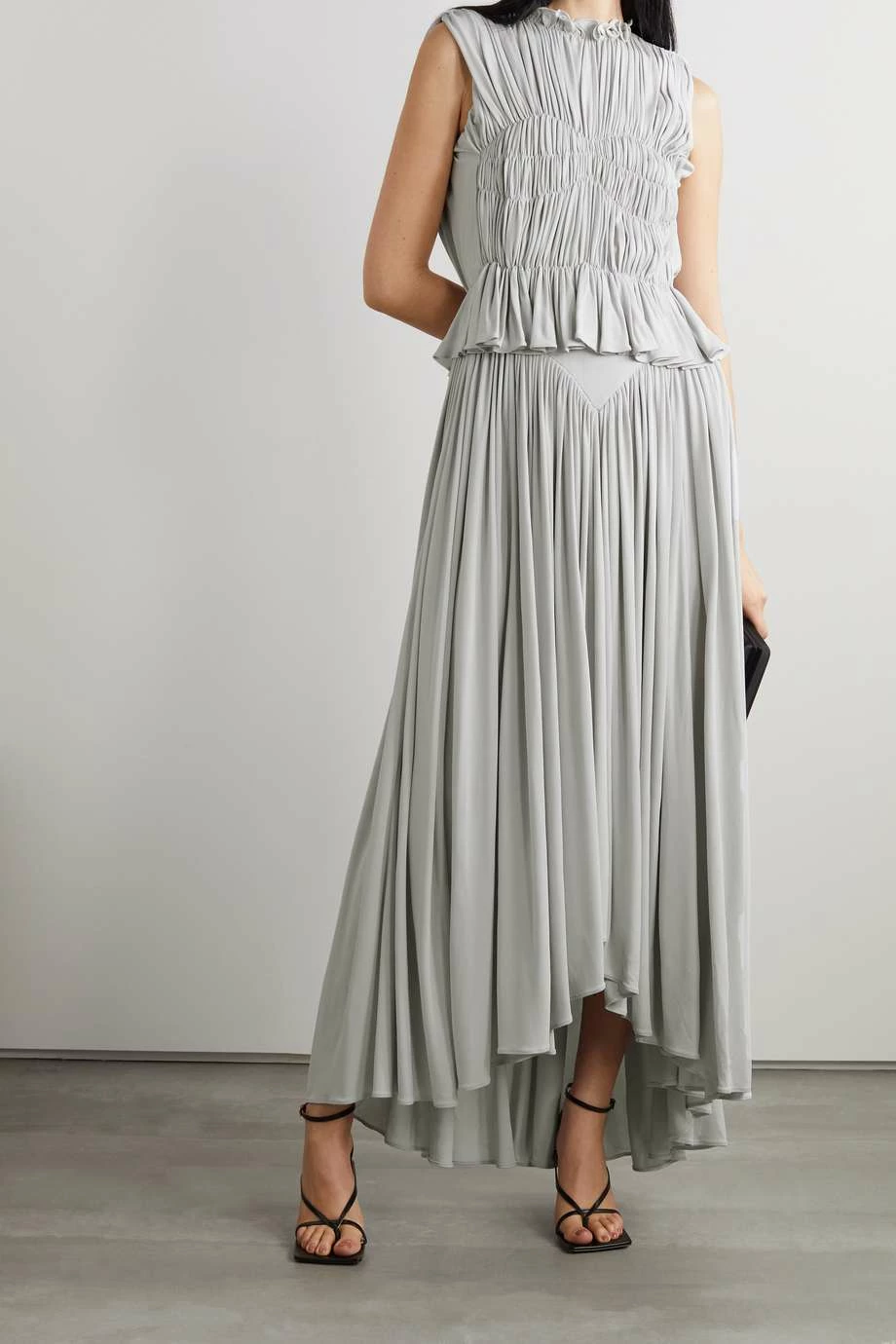 Coupon ๐ KHAITE Genevie Gathered Crepe Maxi Dress ๐ 4 Coupon ๐ KHAITE Genevie Gathered Crepe Maxi Dress ๐ - Image 2