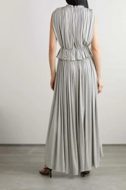 Coupon ๐ KHAITE Genevie Gathered Crepe Maxi Dress ๐ 10 Coupon ๐ KHAITE Genevie Gathered Crepe Maxi Dress ๐ -Khaite Store w920 q60 450