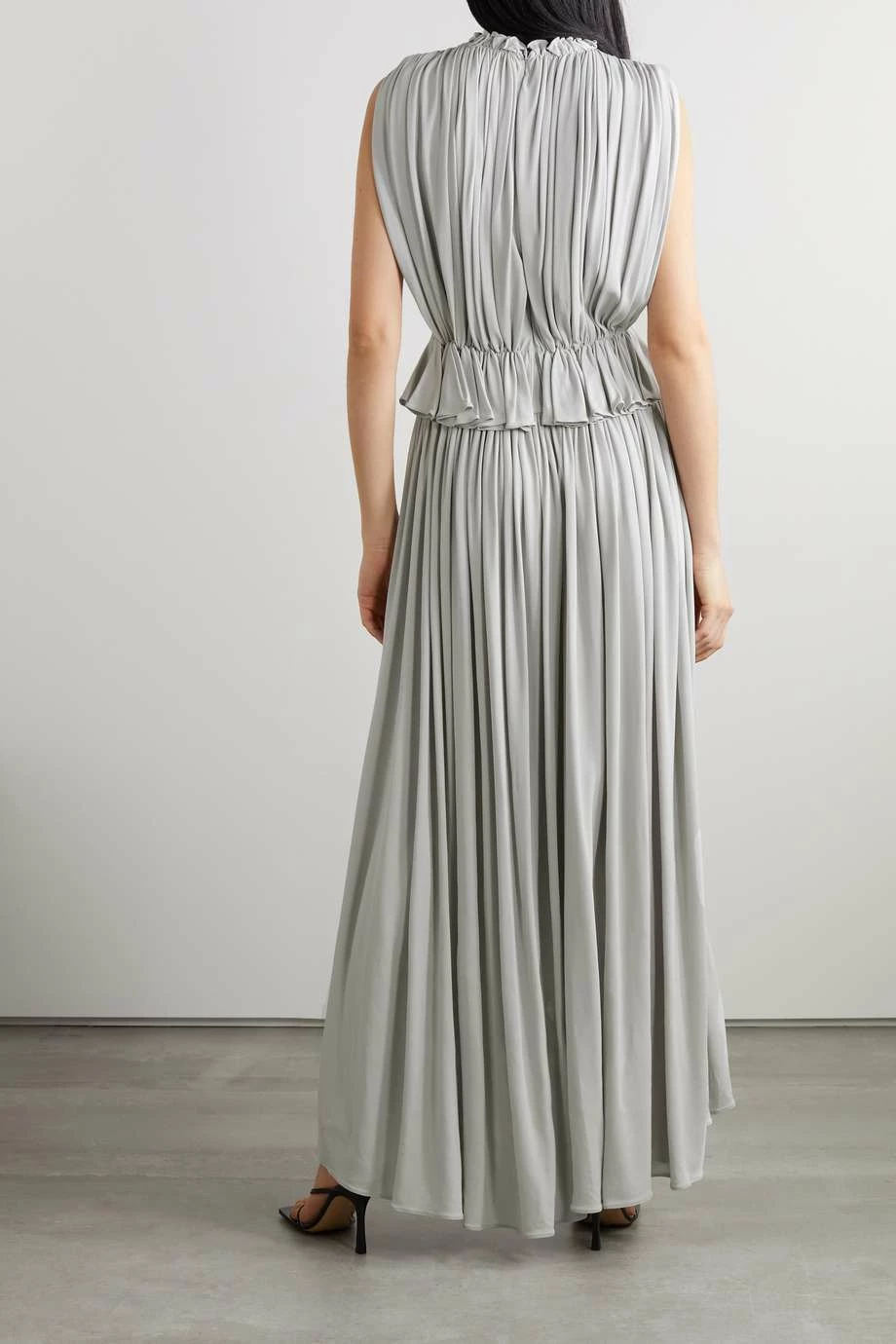 Coupon ๐ KHAITE Genevie Gathered Crepe Maxi Dress ๐ 5 Coupon ๐ KHAITE Genevie Gathered Crepe Maxi Dress ๐ - Image 3