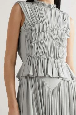 Coupon ๐ KHAITE Genevie Gathered Crepe Maxi Dress ๐ 12 Coupon ๐ KHAITE Genevie Gathered Crepe Maxi Dress ๐ -Khaite Store w920 q60 452