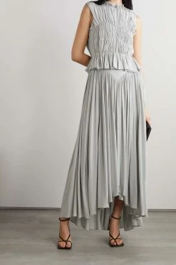 Coupon ๐ KHAITE Genevie Gathered Crepe Maxi Dress ๐ 13 Coupon ๐ KHAITE Genevie Gathered Crepe Maxi Dress ๐ -Khaite Store w920 q60 453